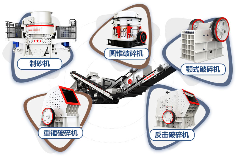 每小時產(chǎn)100方石子的履帶移動破碎站各種機(jī)型搭配